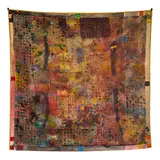 Untitled by Alan Shields, Mixed Media Wall HangingFiber art and paint.signed verso.85in. x 83in. (216cm. x, sold Sep 2023