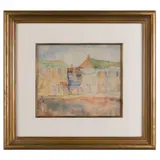 Untitled by August François Gay, Watercolor on paper'Stevenson House'12 1/2in. x 11in. (31cm. x 28cm)Framed: 23in, sold Aug 2023