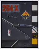 S.I.T.A. Camion 264/X Gris by Peter Klasen, 1987, oil on canvas, sold May 2018