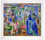 Untitled by Larry Dinkin, screenprint from an edition of 120, sold May 2018