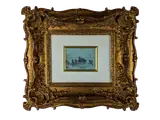 La Pêche by Eugène Boudin, pencil drawing, sold Sep 2018