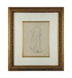 Study of a Woman (recto/verso) by Albert Marquet, 1916, charcoal on paper, sold Sep 2018