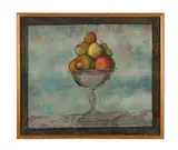 Fruteros: A Pair by Roberto Montenegro, oil on canvas, sold Sep 2018