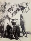Nude Study by Guglielmo Plüschow, c. 1900, albumen print, sold Dec 2018
