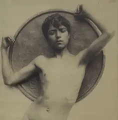 Untitled by Guglielmo Plüschow, 1900, albumen print, sold Dec 2018