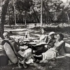 Picnic by Lee Miller, 1937, silver gelatin print, sold Dec 2018