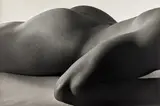 Prostrate Nude, N.Y. by Horst P. Horst, 1952, platinum-palladium print, sold Dec 2018