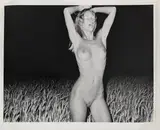 (Untitled) Nude in Field by Eric Kroll, 1980, silver gelatin print, sold Dec 2018