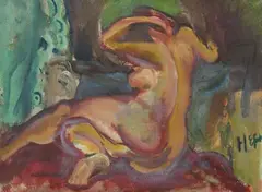 Nu de dos by Henri Epstein, Gouache, sold Jun 2026