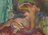 Nu de dos by Henri Epstein, Gouache, sold Jun 2026