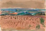 Vue sur Sammeron by Henryk Hayden, 1968, Gouache, sold Jun 2026