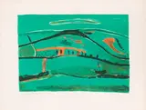 Paysage vert by Henryk Hayden, 1968, Lithographie, sold Jun 2026