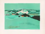 Paysage vert by Henryk Hayden, 1968, Lithographie, sold Jun 2026