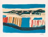 Paysage bleu by Henryk Hayden, 1969, Lithographie, sold Jun 2026