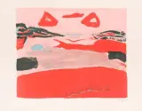 Paysage rouge by Henryk Hayden, Lithographie, sold Jun 2026