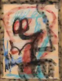 Sans titre by Jean-Michel Atlan, 1953, Pastel sur papier, sold May 2026