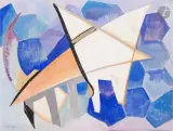 Composition 625, vers 1945-47 by Jean-Jacques Deyrolle, Gouache sur papier, sold May 2026