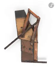 Piège by Georges Noël, 1983, Technique mixte et assemblage de bois, sold May 2026