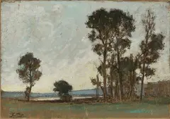 Début d'automne by Pierre Eugène Montézin, Gouache sur traits de crayon, sold Dec 2025