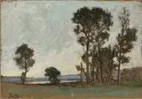 Début d'automne by Pierre Eugène Montézin, Gouache sur traits de crayon, sold Dec 2025