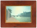 Paris, la Seine à la Conciergerie by Johannès Son, Pastel, sold Dec 2025