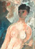 Femme nue en buste by Édouard Goerg, Gouache, sold Dec 2025