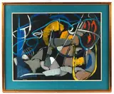 Sans titre, fond noir by André Lanskoy, Gouache, sold Dec 2025