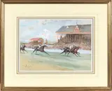 The Middle Park Plate by John Beer, 1901, Gouache, sold Nov 2025