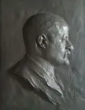 Portrait d'homme de profil by Émile Guillaume, Bronze patiné signé en bas à droite, sold Jun 2026