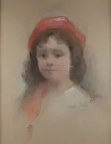 Portrait de jeune fille by Cécile-Alice Winter-Schahl, 1919, Pastel, sold Jun 2026