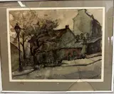 Rue à Montmartre by Louis Chervin, Aquarelle sur papier, sold May 2026