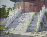 Le Temple du Ciel, Pékin by Josef Ruedolf, 1921, Aquarelle, sold May 2026