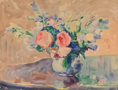 Vase de roses et renoncules by Jean Dufy, Aquarelle, sold May 2026