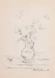 Nature morte au bouquet by Alberto Giacometti, vers 1955, Lithographie, sold May 2026