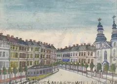 Sans titre by Nikifor Krinicki, vers 1950, Gouache sur papier, sold May 2026