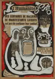 Des centaines de milliers de manifestants laïques ont juré de continuer leur combat by Yvon Taillandier, 2003, Gouache, aquarelle et encre (lavis) sur une ancienne page de titre du journal l'Humanité d, sold Jun 2026