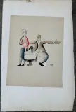 Le couple ou Scène de ménage by Jean Selz, 1926, Aquarelle et encre (plume), sold Jun 2026