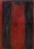 Le nu rouge by Henri André Martin, Huile et collage de sequins sur toile, sold Jun 2026