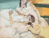 Alger, Jeune femme de la Casbah by Jean Launois, Gouache, sold Jun 2026