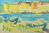 Vieux port de Marseille by Antoine Ferrari, Aquarelle gouachée signée en bas à droite A vue:, sold Jun 2026
