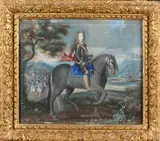 Portrait équestre présumé de James Fitz – James (1670 – 1734), 1er duc de Berwick, fils du roi James II d’Angleterre by G. Prevost, Panneau, sold Nov 2025