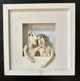 Couple à la fenêtre by Christian Pieroni, Plâtre Signé en bas à droite, sold Jan 2026