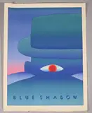 Blue Shadow by Jean-Michel Folon, 1984, Affiche Imprimée en Italie Milano by ELLI & PAGANI, sold Dec 2025