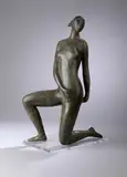 La Corrida by Pierre Lagénie, Bronze à patine verte, sold Dec 2025