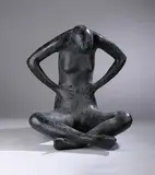 Naissance by Pierre Lagénie, Bronze à patine noire, sold Dec 2025