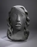 Masque de fontaine by Pierre Lagénie, Bronze à patine verte, sold Dec 2025