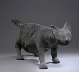 La chatte by Pierre Lagénie, Plâtre patiné à l'imitation du bronze, sold Dec 2025