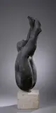 La Flamme by Pierre Lagénie, Plâtre patiné à l'imitation du bronze, sold Dec 2025