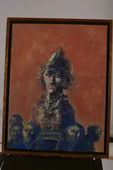 Le bel orné by Gérard Eppelé, 1969, Gouache signée, sold Dec 2025