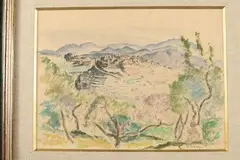 Village en Provence by Henri Lebasque, Aquarelle, sold Dec 2025